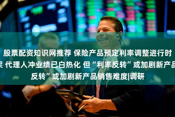 股票配资知识网推荐 保险产品预定利率调整进行时：百款产品下架 代理人冲业绩已白热化 但“利率反转”或加剧新产品销售难度|调研